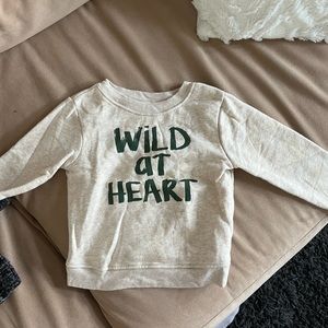 24 month Wild at Heart crewneck